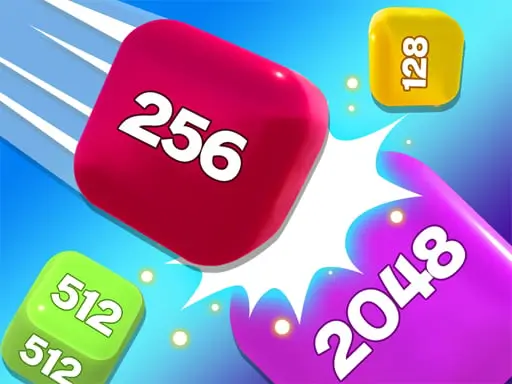 Chain Cube 2048 3D Merge Game